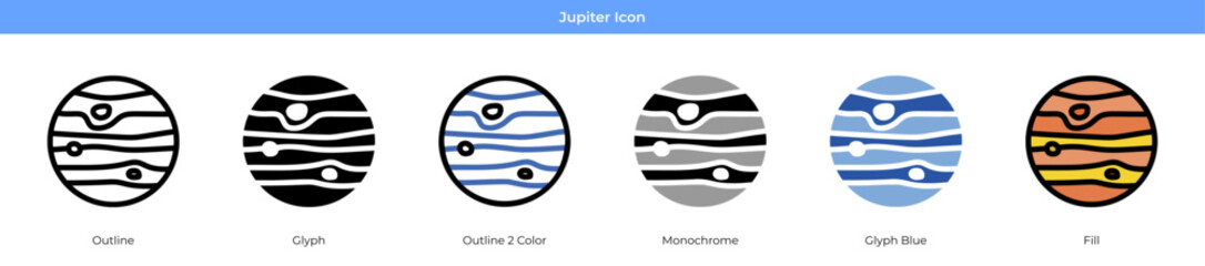 Jupiter Icon Set
