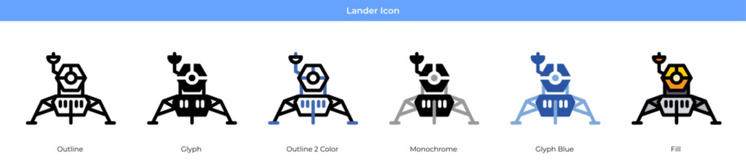 Lander Icon Set