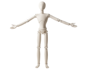 children clothing mannequin with adjustable limbs, showcasing neutral pose. Ideal for displaying various outfits and styles in retail setting