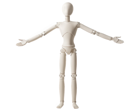 children clothing mannequin with adjustable limbs, showcasing neutral pose. Ideal for displaying various outfits and styles in retail setting