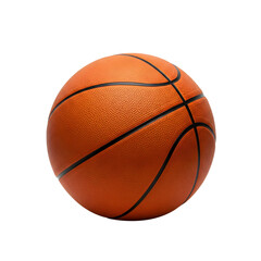 Fototapeta premium basketball isolated on transparent background