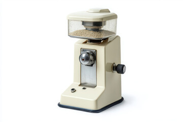 Feed grinder isolated on white background