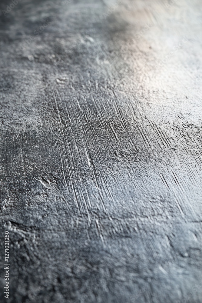 Poster dark gray textured surface with subtle light reflection and brush strokes.