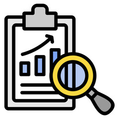 Obraz premium Market Research Icon Element For Design