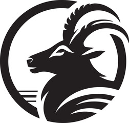 Goat Silhouette Logo