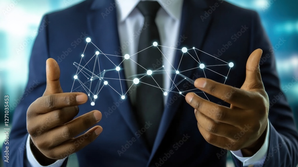 Poster innovative business networking event corporate office digital interaction modern environment close-u