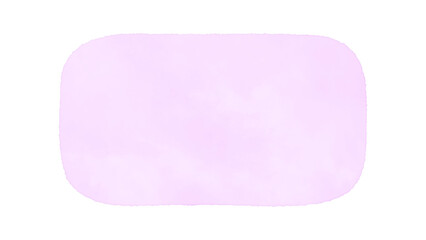 手描きのシンプルな長方形の水彩テクスチャ - 紫色のかわいい背景やフレームのイラスト素材
