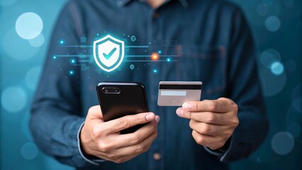 Secure Online Payment Concept with Mobile Phone and Credit Card in Digital Environment