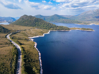 Lake Plimsoll Landscape in Tasmania Australia