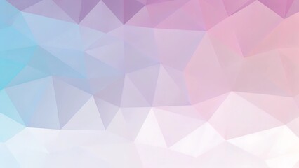 Naklejka premium Abstract low-poly background in soft pastel colors with a smooth gradient effect and copy space 