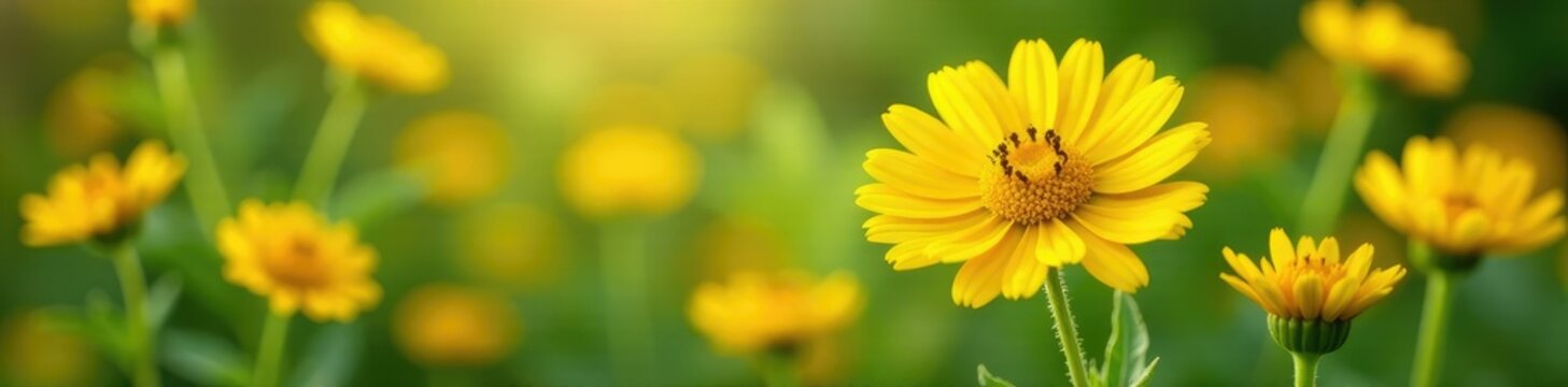 Hiboux entour? de fleurs de tournesol et de calendula, apaisement, herbes, m?dicinal
