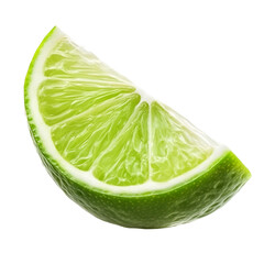 Fresh Green Lime Wedge, Citrus Fruit, Juicy, Zesty, Sour, Vibrant, Refreshing, Tropical, Healthy, Vi