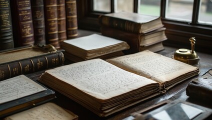 Exploring Ancient Handwritten Journals: Discovering Historical Narratives and Stories Through Time's Passage