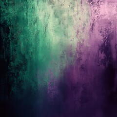 Green-Purple Gradient with a Grainy Texture, Generative AI