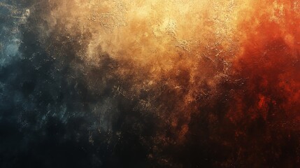 Dark Earth Tones Gradient Background with a Grainy Texture, Generative AI