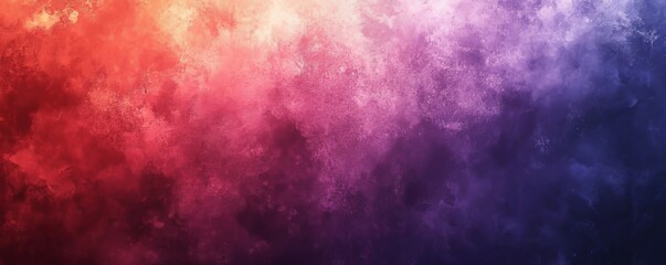 Naklejka premium Red and Violet Gradient Background with a Grainy Texture, Generative AI
