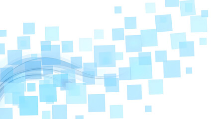 Blue and white geometric square tile pattern design