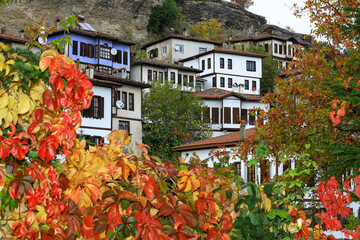 Footage of the city of Safranbolu, which is on the world heritage list and stands out with its local architectural features.