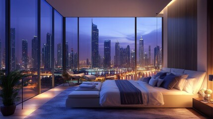 Exclusive Luxury Residence with Floor-to-Ceiling Windows
