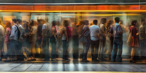 Rush Hour Balance: Standing Commuters in Transit