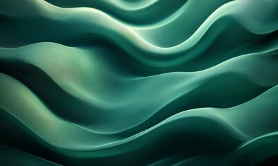 Obraz premium Abstract Deep Green Gradient with a Grainy Texture, Generative AI