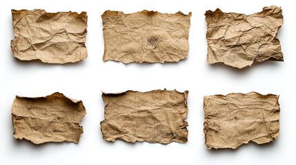 Retro-style torn paper labels, featuring a mix of colorful adhesive tapes in a grunge texture, create a nostalgic and creative vibe, making them ideal for office reminders and business communication