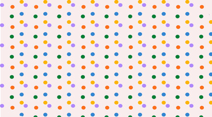 seamless pattern with colorful dots