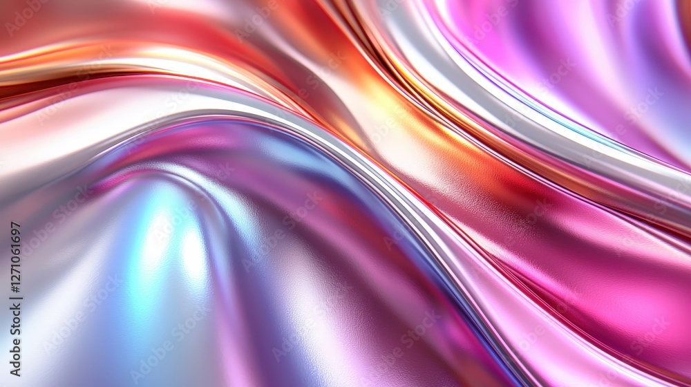 Aufkleber closeup of a pink and blue background with colorful abstract patterns and modern design