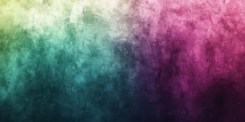 Abstract Green and Violet Gradient Background with a Grainy Texture, Generative AI