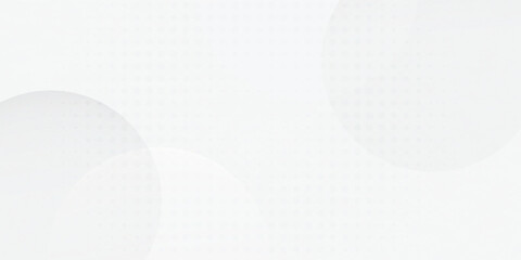 White geometric abstract background overlap layer on bright space with lines effect decoration. Modern graphic design element circles style concept for banner, modern vector arts
