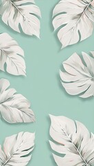 Decoration from leaves