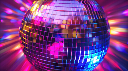 Obraz premium disco ball with lights