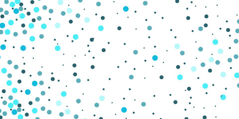 Light BLUE vector layout with circle shapes. Blurred decorative design in abstract style with bubbles. Template for your brand book.