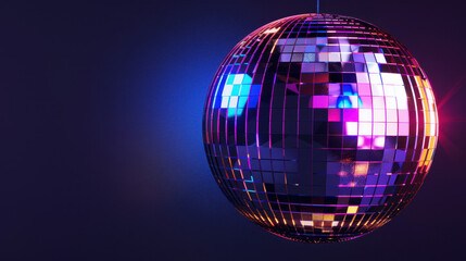 Obraz premium disco ball with lights