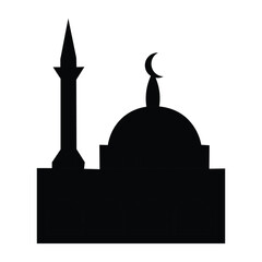 mosque at night, minaret of mosque