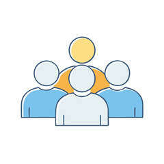 group of people icon, group of people vector illustration-simple illustration of group of people, perfect for group of people logos and icons