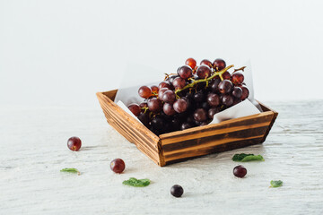 grape in basket