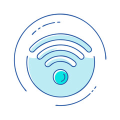 wi fi icon, wi fi vector illustration-simple illustration of wi fi, perfect for wi fi logos and icons