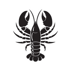 crayfish vector illustration 