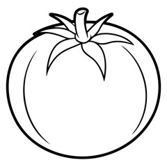 Modern Tomato Line Art Graphics