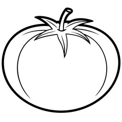 Modern Tomato Line Art Graphics