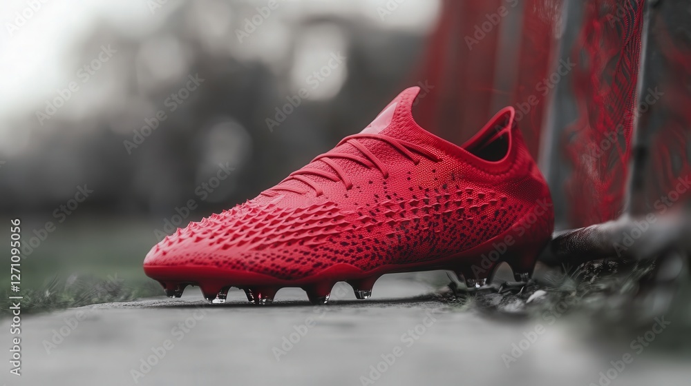 Poster lightweight upper, flexible soleplate, and traction-enhancing studs for maximum control and speed on