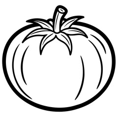 Modern Tomato Line Art Graphics