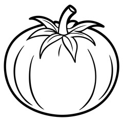Modern Tomato Line Art Graphics