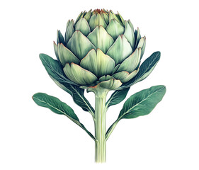 Fototapeta premium Artichoke, organic vegetable, sketch. Vintage retro print, artichoke food, botanic ink style drawing, linear drawing, engrave old school. Sketch artwork silhouette artichoke. Illustration