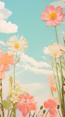 Obraz premium Spring outdoors painting blossom.
