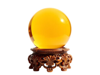 Luxurious Citrine Sphere Presentation: A Breathtaking and Enchanting Decorative Treasure