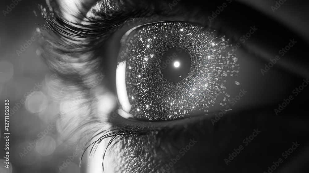 Poster quantum-enhanced search engine that predicts user intent perfectly.