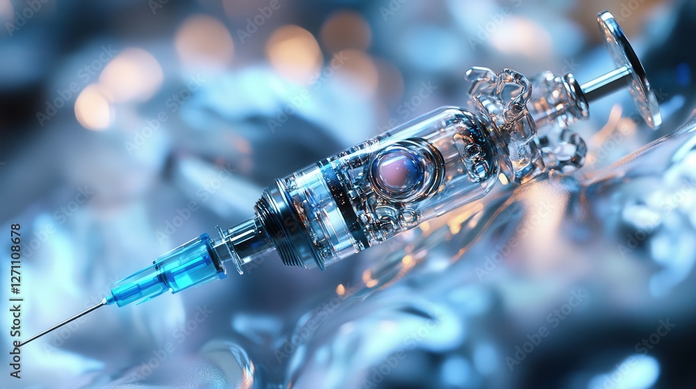 Poster self-administering smart injection that adjusts dosages in real-time.