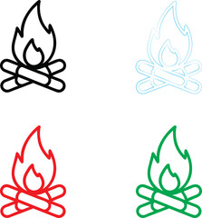 Decorative bows, simple line drawings, minimalist design, flat color illustrations, ribbon shapes, festive accents, gift wrapping elements, stylized bows, black red green blue outlines, clean graphic 